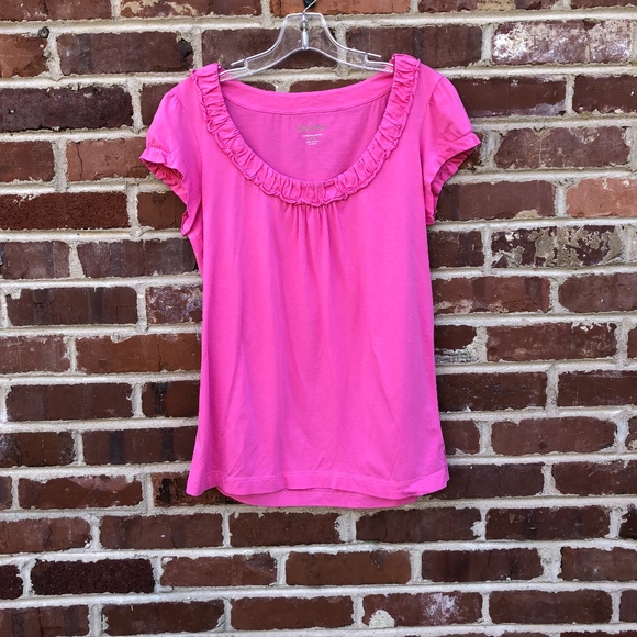 Lilly Pulitzer Tops - Lilly Pulitzer Knit Top Size M Pink Tee T-Shirt